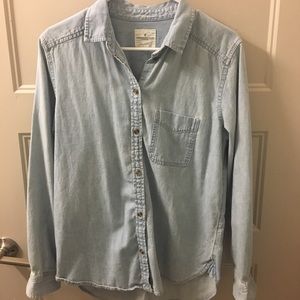 light denim chambray shirt